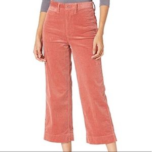 Madewell wide leg corduroy pants